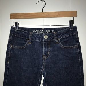 AEO dark wash jeggings